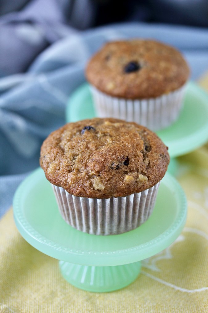 Apple Blueberry Rye Muffins Karen's Kitchen Stories