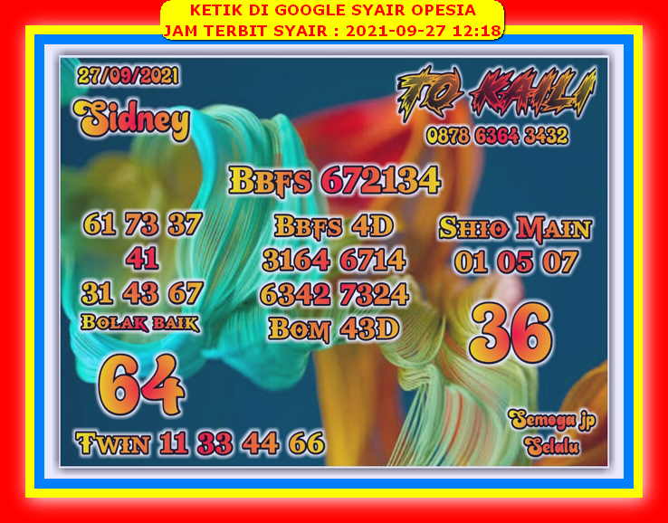 PREDIKSI SYDNEY COJEEL