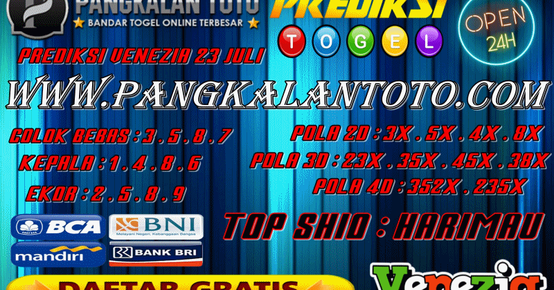 PREDIKSI TOGEL VENEZIA 23 JULI 2019 BeritaBerita Viral