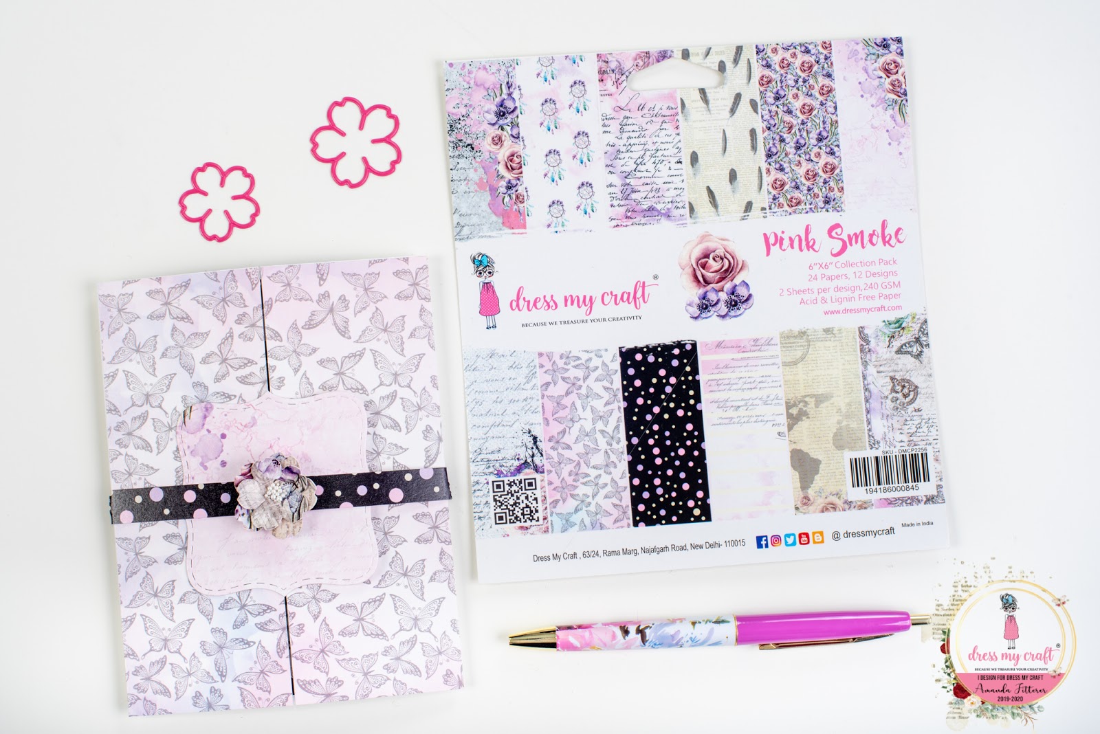 Dress My Craft 4 Projects Using the Pink Smoke Paper Collection