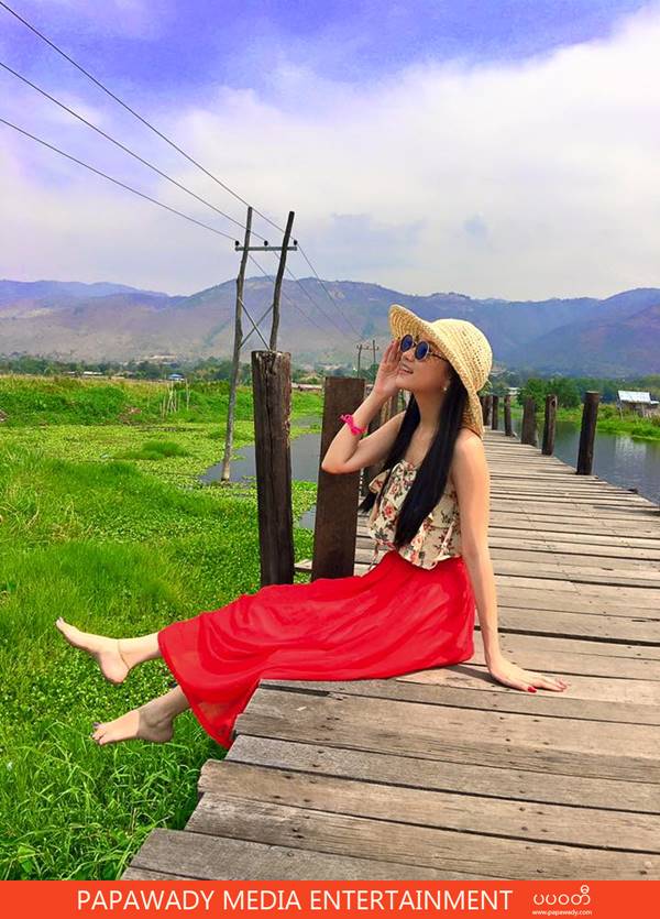 Thinzar Nwe Win And Happy Trip To Inn Lay in Shan State ,Myanmar 