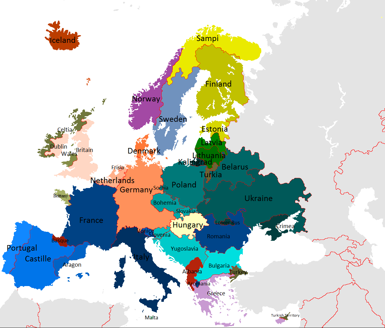 Is The Map Of Europe Arbitrary