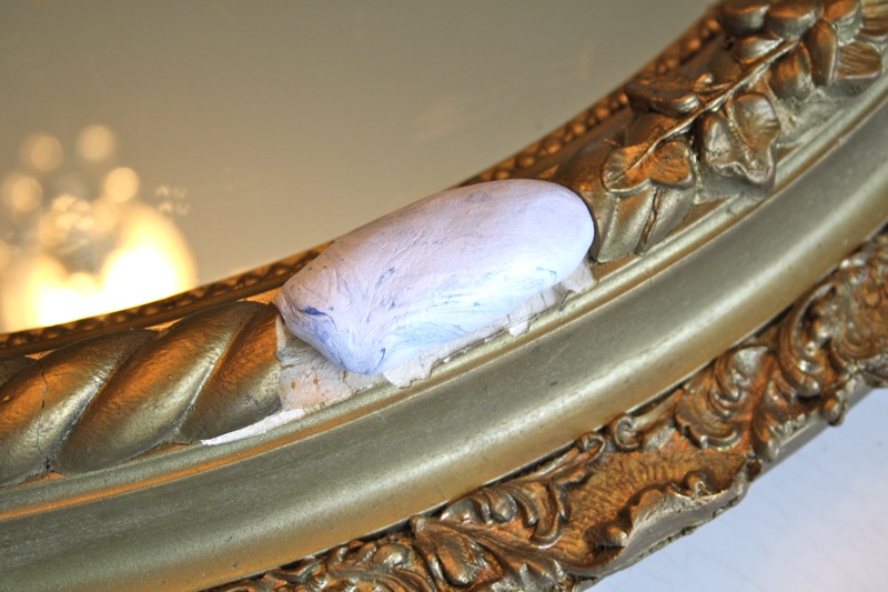 The Polka Dot Closet How to Repair a Gesso Frame