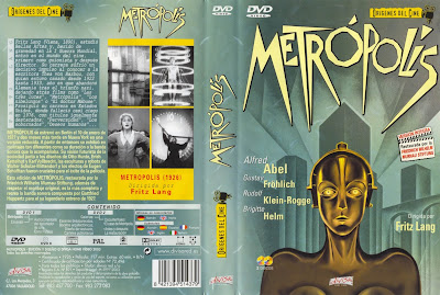 Carátula dvd: Metrópolis - 1927 / Descargar / Película