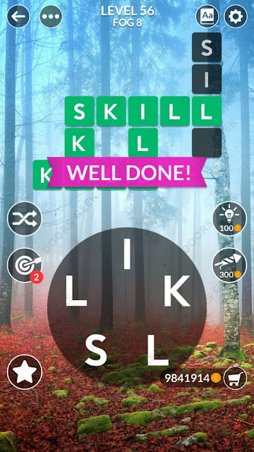 Wordscapes Level 56 Answers ~ Doors Geek