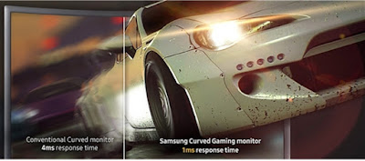 Monitor Komputer Gaming Gaming Samsung 27 Inch CFG70