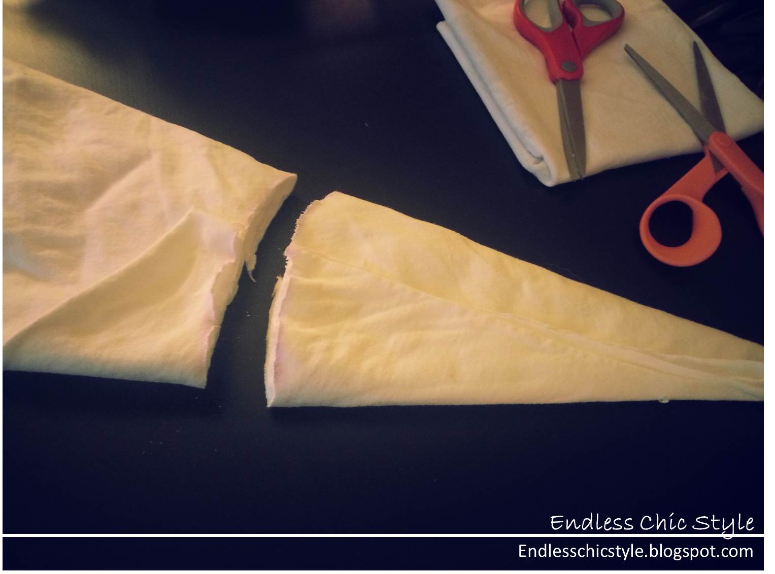 Endless Chic Style : DIY | How To Sew a Peplum Top Using Two T-Shirts