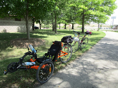 Cedar Lake-bike and trike.