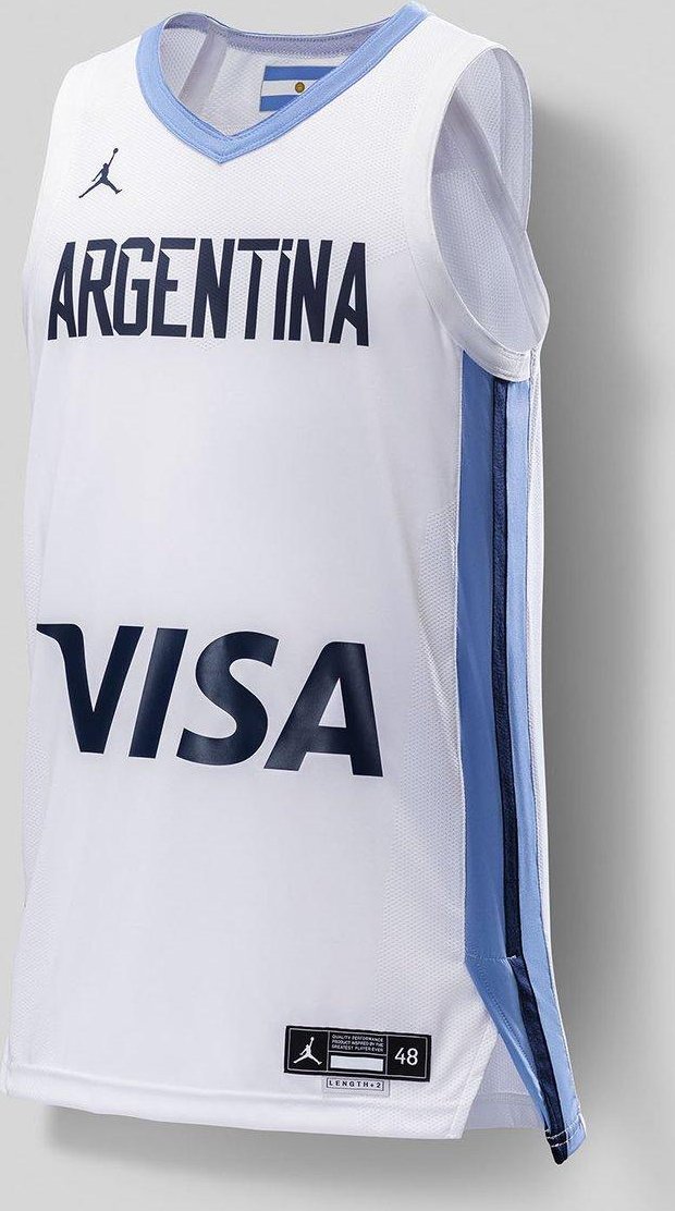 Camisa basquete argentina Outlet