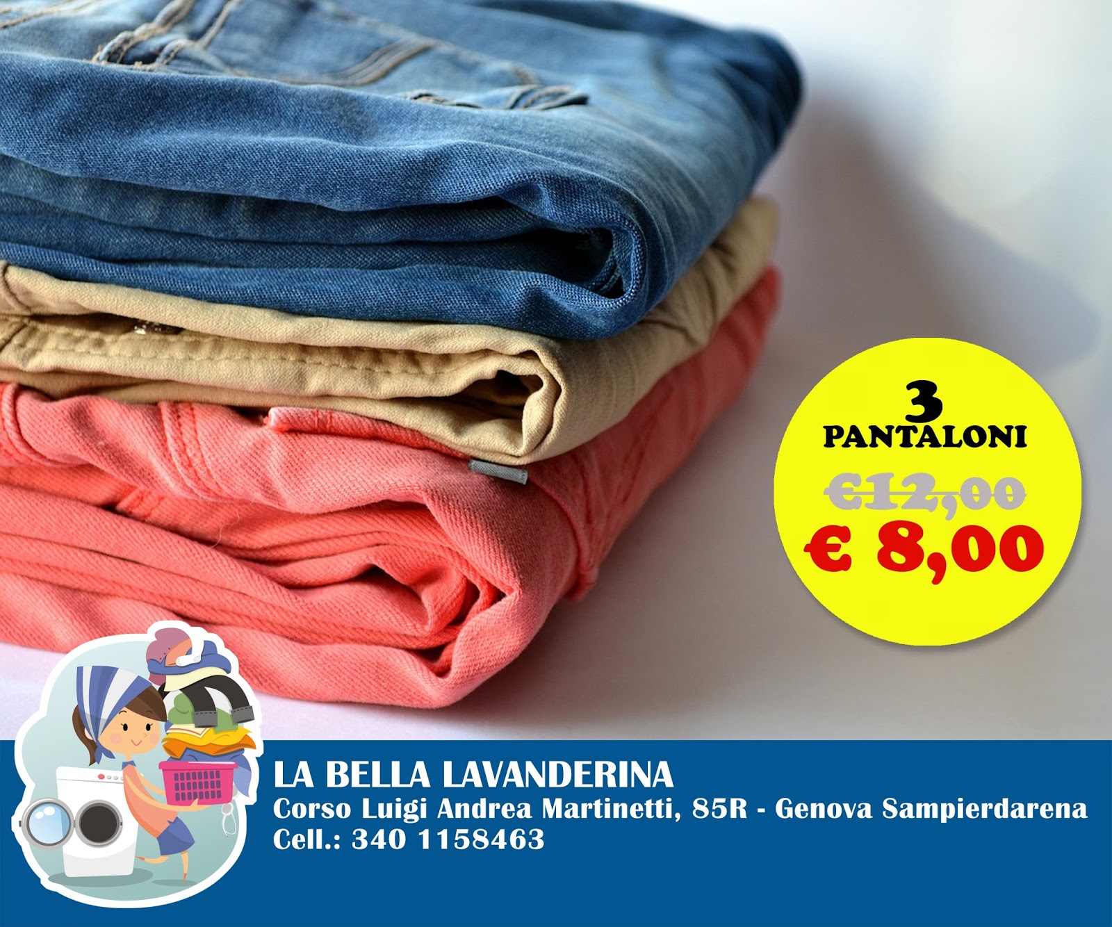 La Bella Lavanderina Genova Sconti & Promozioni gennaio 2017 La Bella Lavanderina Genova Sconti & Promozioni gennaio 2017