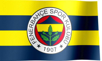 The waving flag of Fenerbahçe S.K. (Animated GIF)