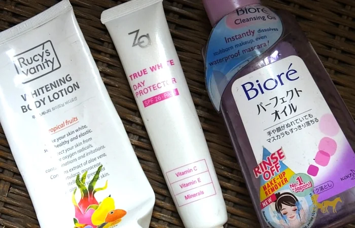 empties-march-2016-rucys-vanity-biore-oil-za-day-protector-khiels-kiehls-mentholatum-lipice-the-face-shop-cream-cleansing-evian-mist-physiogel-review-3