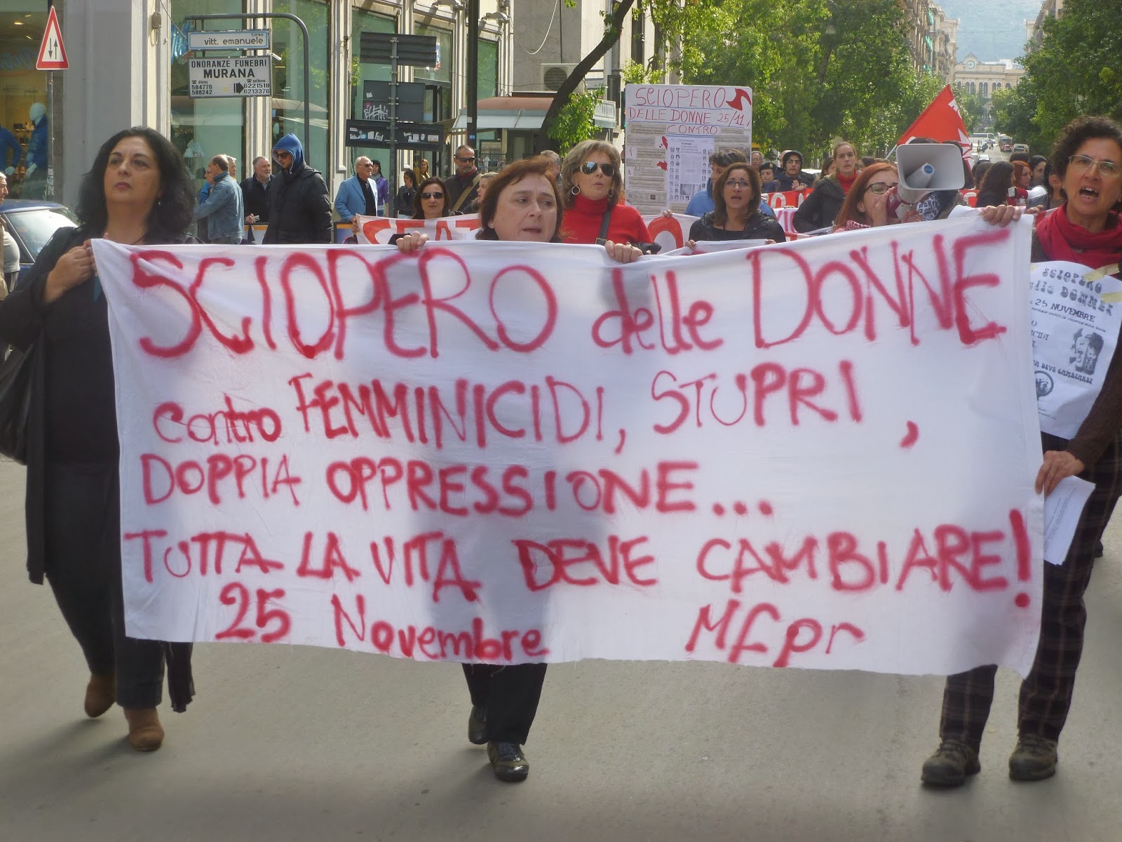 SlaiCobas Per Il Sindacato Di Classe Sciopero Delle Donne A Palermo Un 