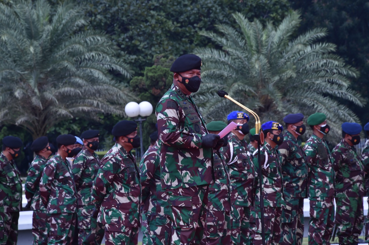 Kasum TNI Pimpin Upacara Gelar Operasi Gaktib dan Yustisi POM TNI