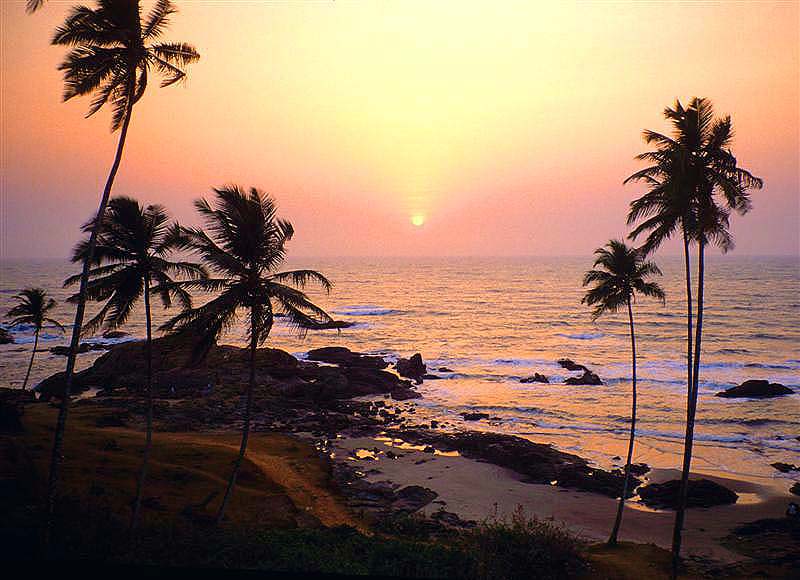 Индия закаты