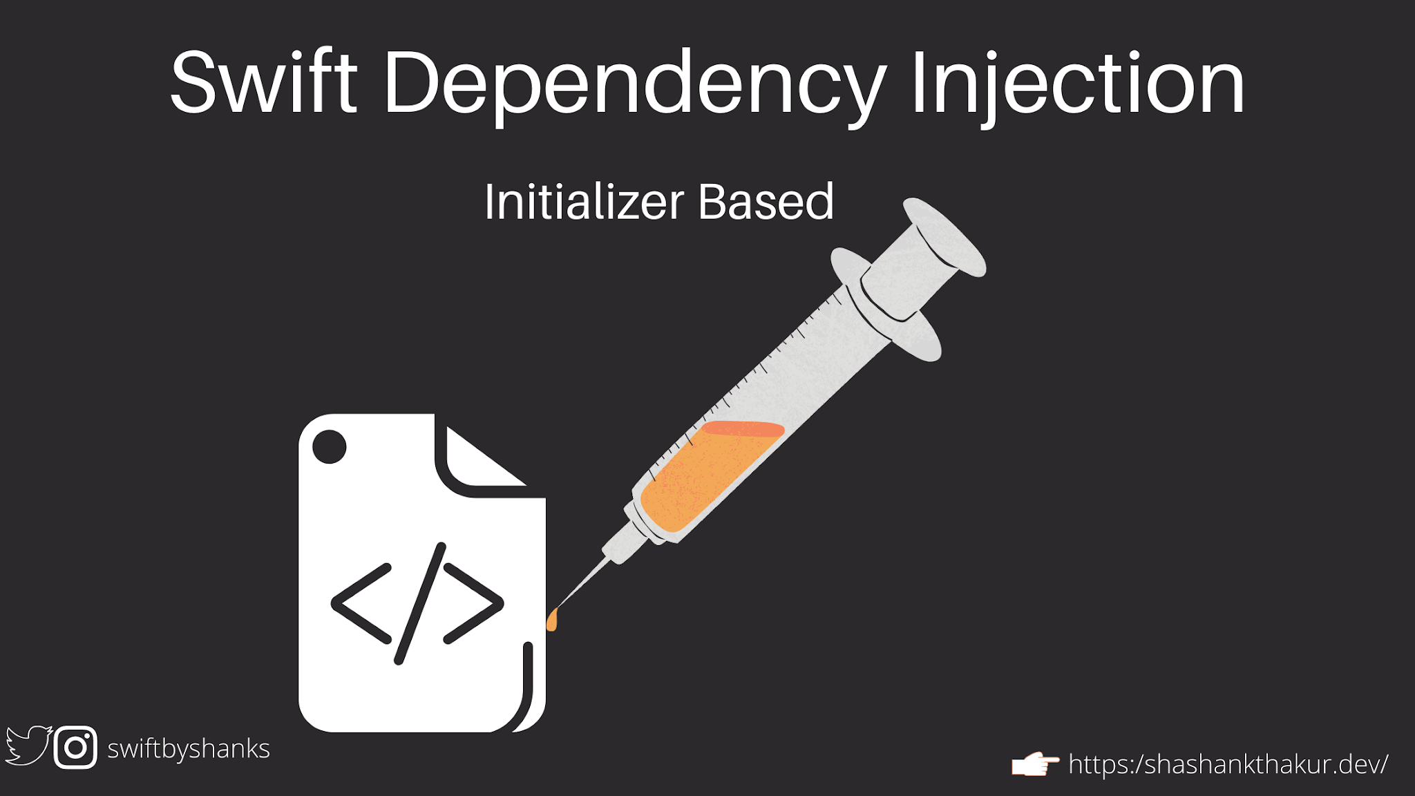 How to do Swift Dependency Injection with Initializers
