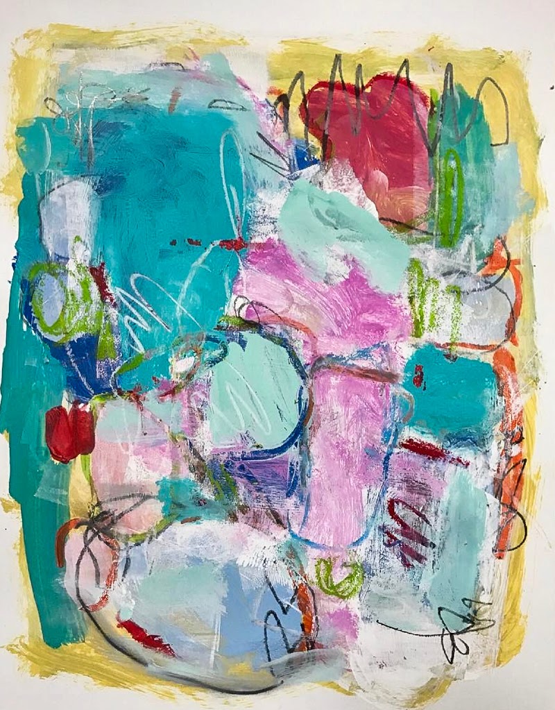 Abstract Paintings by Shellie Garber from USA.