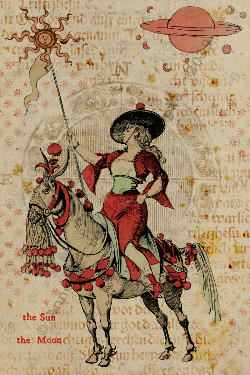Anne's Creative Cornucopia: "Celestial Woman" - Postcard