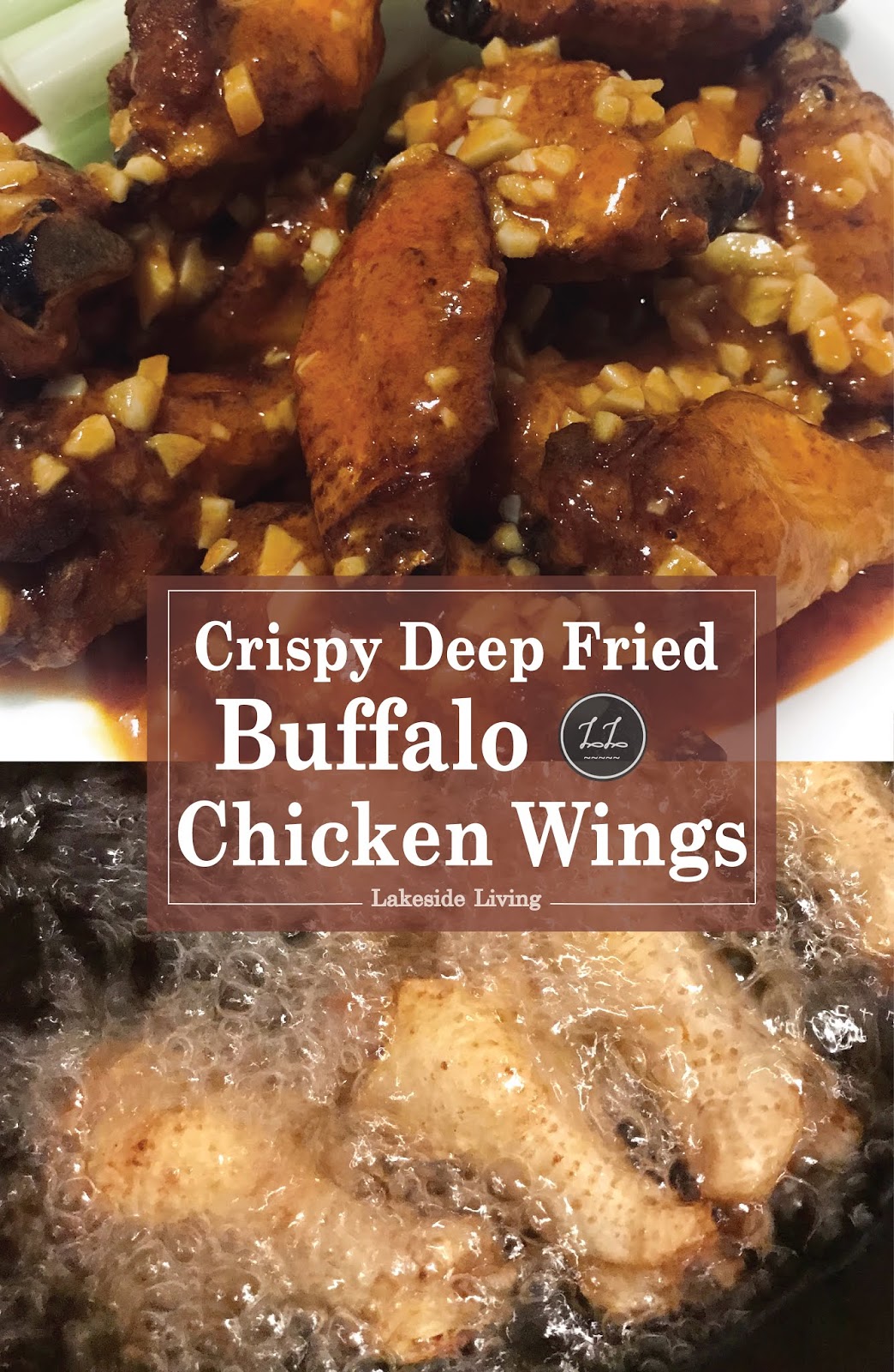 Deep Fried 'Ready for Game Night' Crispy Deep Fried Buffalo Chicken Wings
