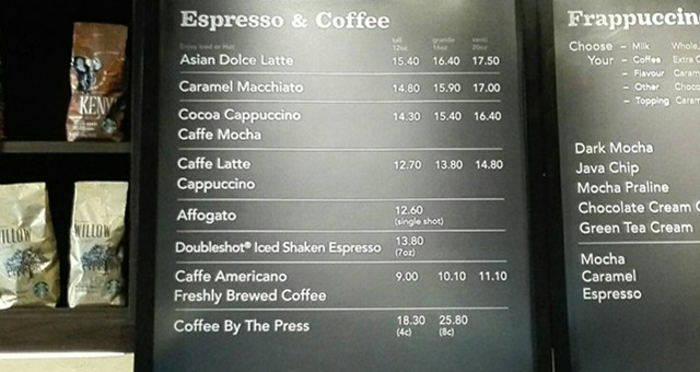 Мокко меню. Старбакс кофе меню. Меню Старбакс в Баку. Старбакс меню объемы. Размеры кофе в Старбакс.