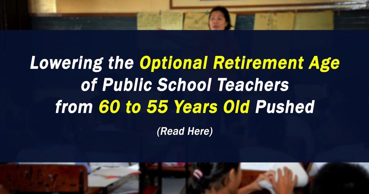Senate bill seeks to lower the retirement age of public school teachers