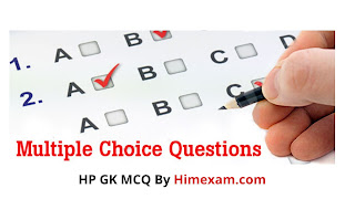 HP GK MCQ PART -1 HP GK MCQ PART -1