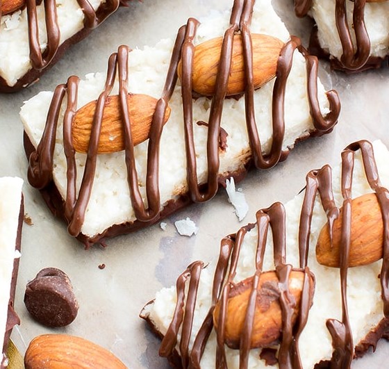 Paleo Almond Joy (Vegan, Gluten Free, Dairy Free) #desserts #healthy
