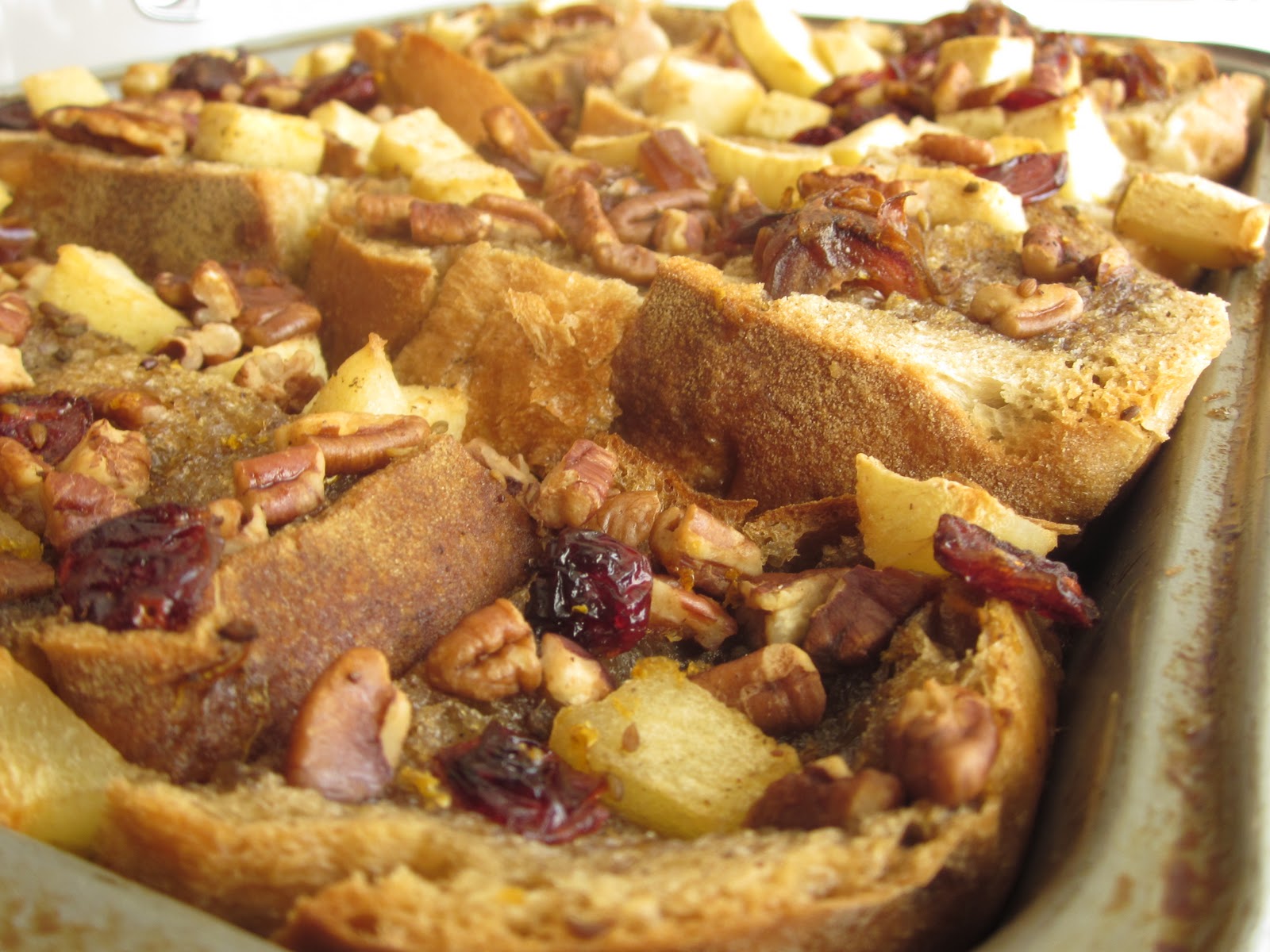 Mo Betta Vegan VeganMoFo V Capirotada (Mexican Bread Pudding)