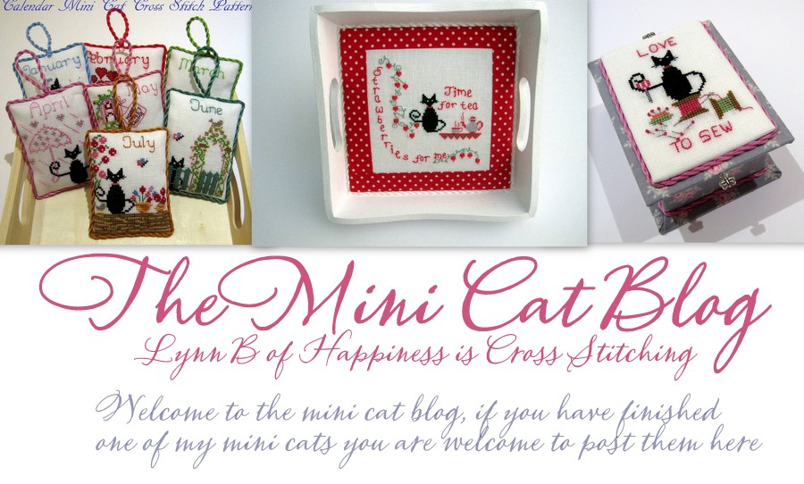 Lynn B 's  Mini Cat Cross Stitch Blog