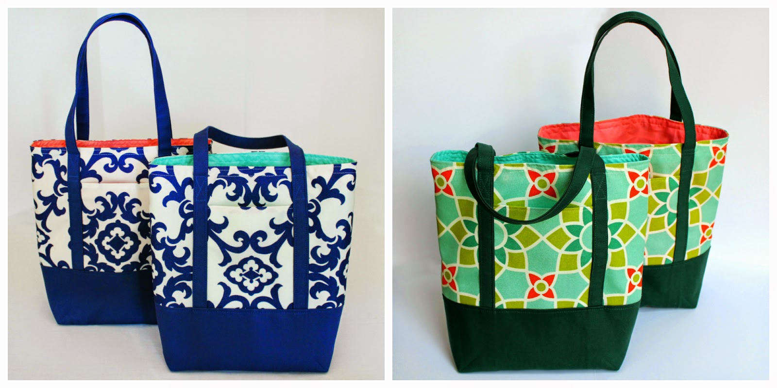 The Inspired Wren: TUTORIAL: Lined Canvas Tote