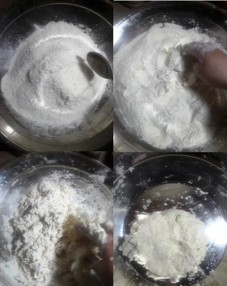 knead-dough-with-little-water