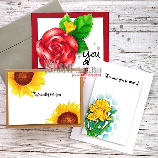 No line coloring Digital stamps by STAMPlorations,Sketched flowers sunflower digital stamp, No line coloring, Sunflower card, Big Bold floral card, Floral cards, water coloring Sunflower card, Sunflower stamp, STAMPlorations floral sunflower card, Quillish