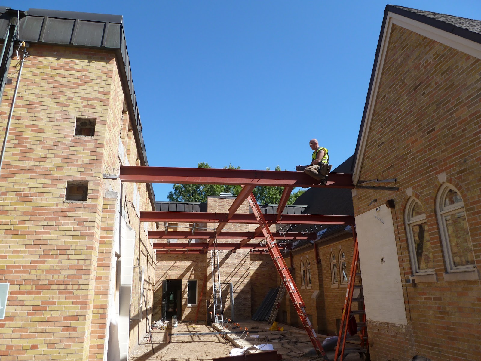 Christ Lutheran Church Lake Elmo Construction Project Stepping