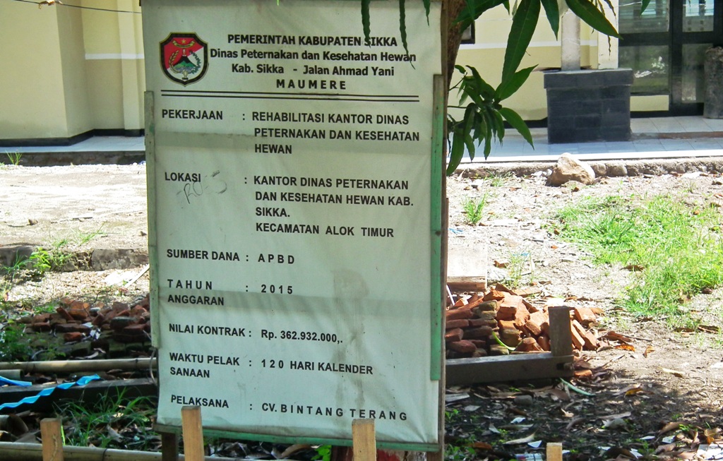 Contoh Papan Nama Cv Kontraktor