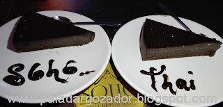Soho thai restaurante Santiago postre chocolate