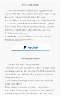 Cara tarik Dollar dari Hypstar ke rekening bank