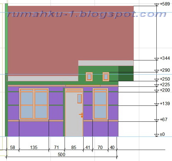 rumahku-1: gambar ukuran rumah minimalis tipe 36/108
