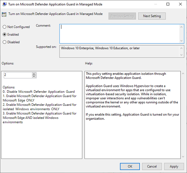 Habilitar o deshabilitar la Protección de aplicaciones de Microsoft Defender para Office