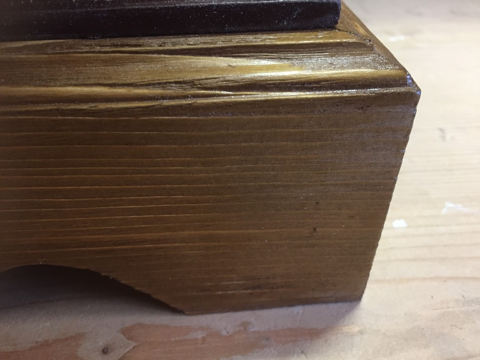 Holz- und andere Dekosachen: Der Schiefe Schrank (Kästchen) Teil3