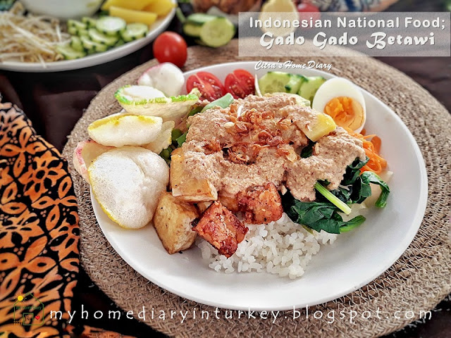 Indonesian Food Recipe; Gado Gado Betawi.With Video / Resep gado gado Betawi | Çitra's Home Diary. #citrashomediary #resepgadogado #gadogadobetawi #gadogadosaladrecipe #Indonesiangadogado #Gadogadosalad #Indonesisch #healthyfood #Indonesiansalad #veganrecipe #vegetarianrecipe