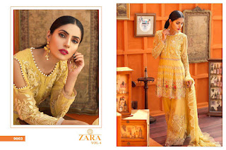 Shree Fab Zara vol 4 georgette pakistani Suits wholesaler