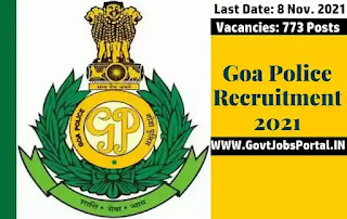 Goa Police Constable Recruitment 2021