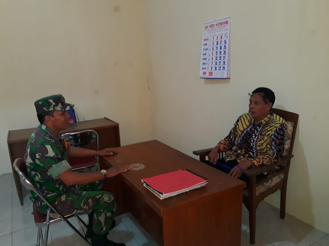 Babinsa Wonotolo : Penghijauan Cara Melestarikan Lingkungan