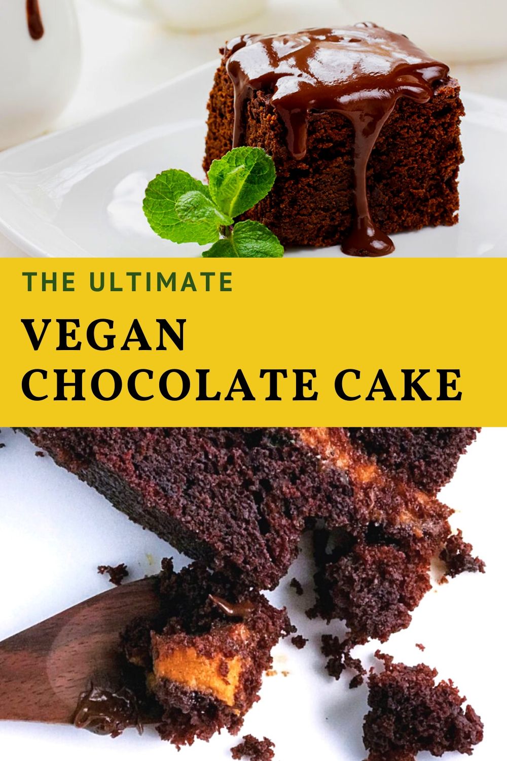 The Ultimate Vegan Chocolate Cake (Best recipe)