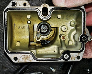 Varnish in carburetor