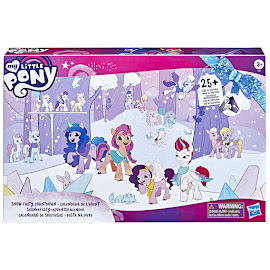 My Little Pony Snow Party Countdown Light Blue Unicorn, Pink Mane Blind Bag Pony