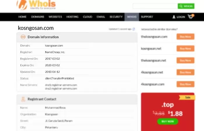 informasi kosngosan informasi kosngosan