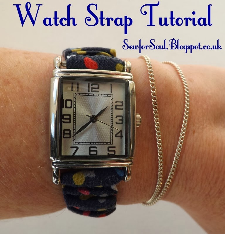 SewforSoul Fabric Watch Strap Tutorial