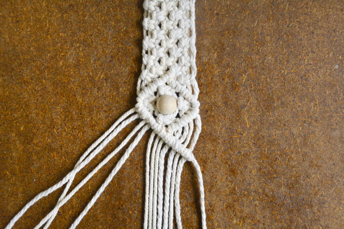 macramé yoga mat starp