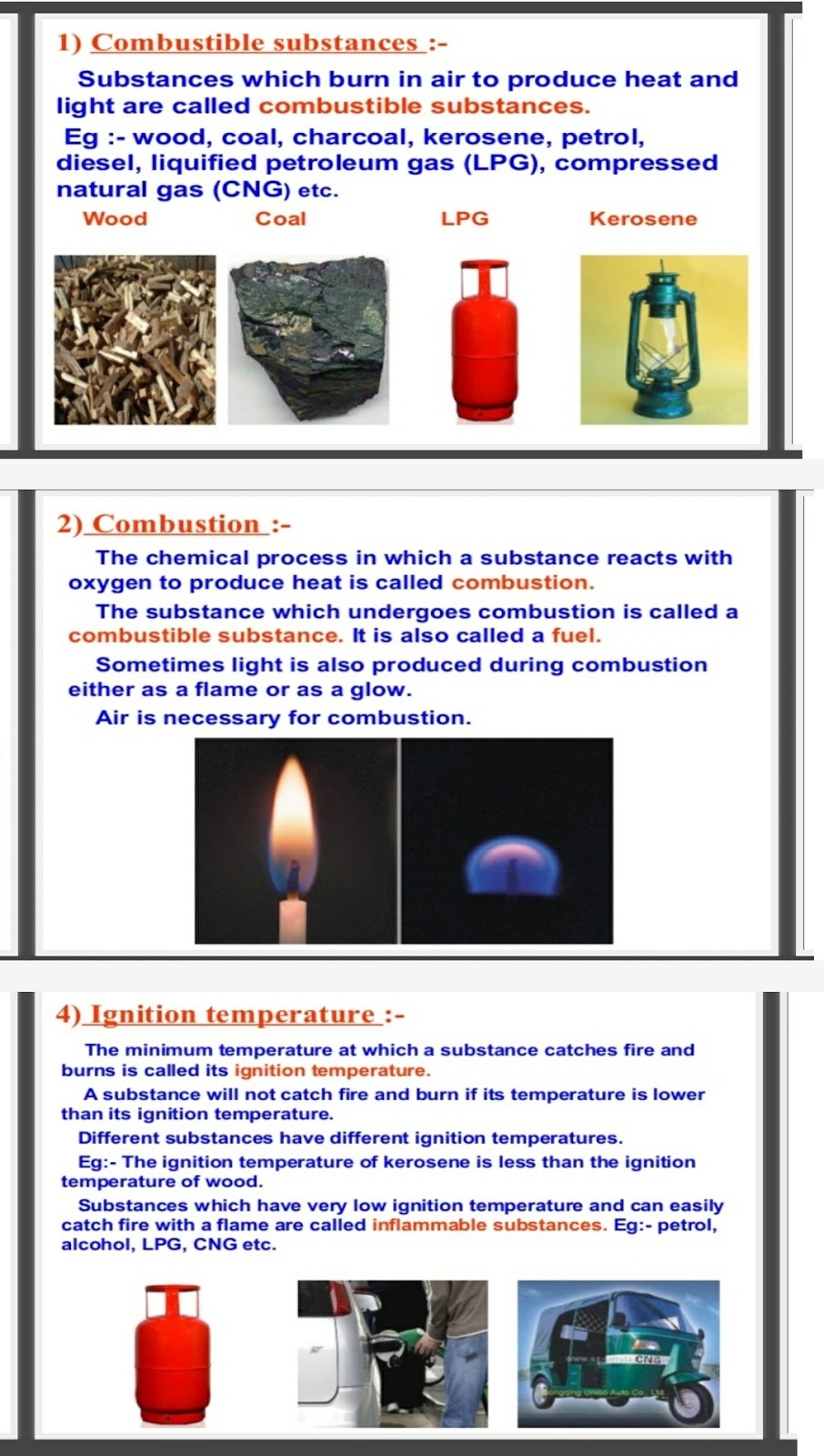 apsg: Class8 Lesson Combustion and flame